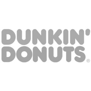 The Dunkin' Donuts Logo in gray